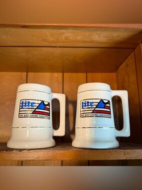 Made in USA Vintage Miller Lite Beer Steins
